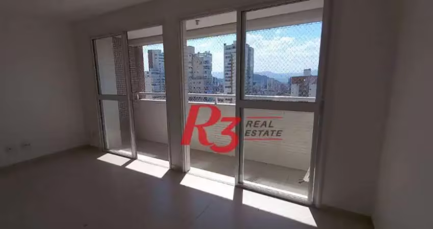 Sala para alugar, 44 m² por r$ 3.700,00/mês - boqueirão - santos/sp