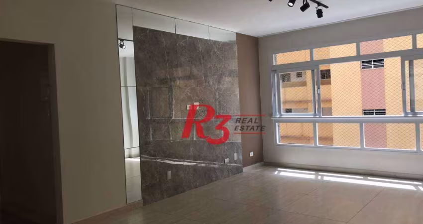 Apartamento à venda, 140 m² por R$ 950.000,00 - José Menino - Santos/SP