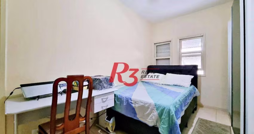 Apartamento com 2 dormitórios à venda, 74 m² por R$ 460.000,00 - Campo Grande - Santos/SP
