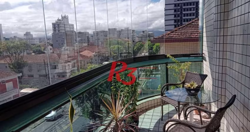 Apartamento à venda, 150 m² por R$ 1.090.000,00 - Embaré - Santos/SP
