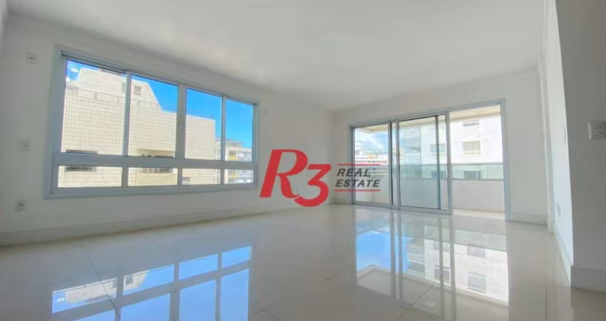 Apartamento, 220 m² - venda por R$ 3.200.000,00 ou aluguel por R$ 15.030,00/mês - Pompéia - Santos/SP