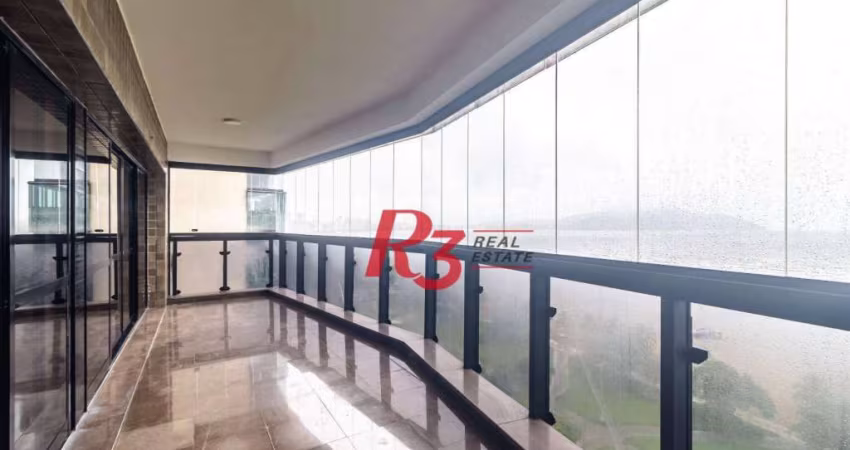 Apartamento, 251 m² - venda por R$ 3.500.000,00 ou aluguel por R$ 19.070,00/mês - Pompéia - Santos/SP