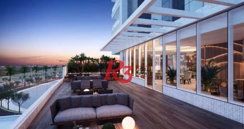 Apartamento com 3 dormitórios à venda, 227 m² por R$ 5.150.000,00 - Ponta da Praia - Santos/SP