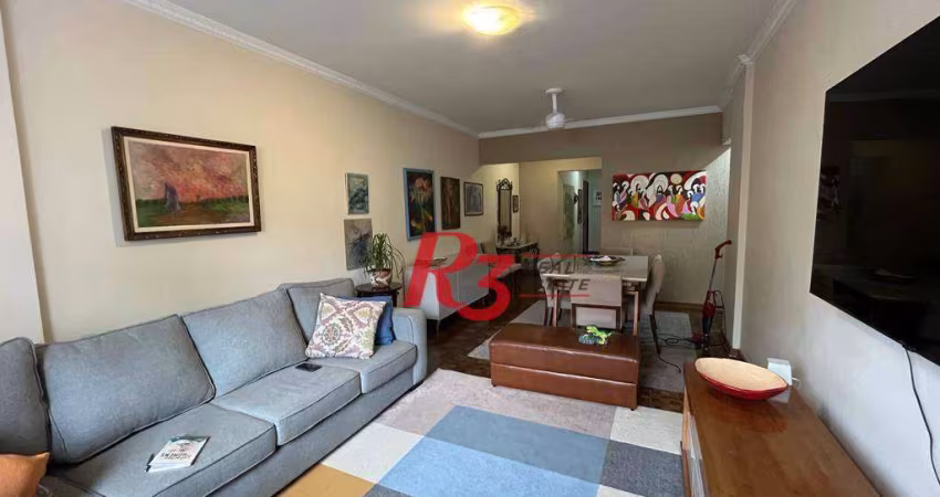 Apartamento com 3 dormitórios à venda, 162 m² por R$ 980.000,00 - Gonzaga - Santos/SP