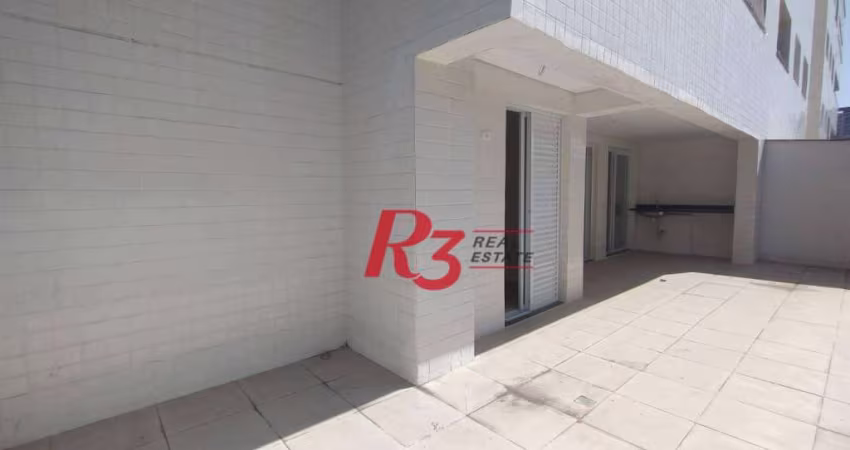 Apartamento Garden à venda, 100 m² por R$ 580.000,00 - Macuco - Santos/SP