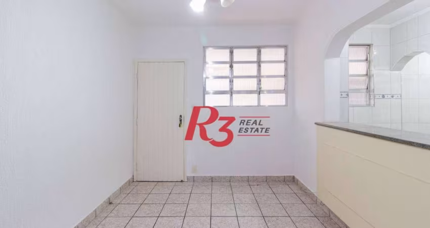 Apartamento com 2 dormitórios à venda, 58 m² por R$ 550.000,00 - Pompéia - Santos/SP