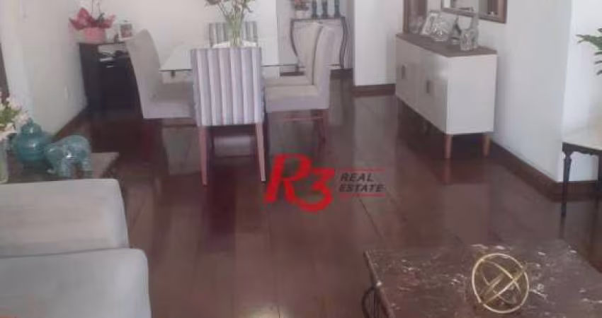 Apartamento com 3 dormitórios à venda, 152 m² por R$ 900.000,00 - Ponta da Praia - Santos/SP