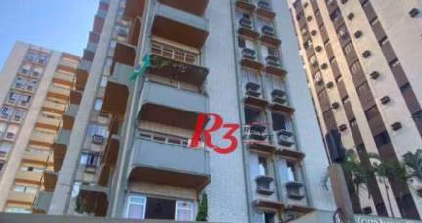 Apartamento, 265 m² - venda por R$ 2.500.000,00 ou aluguel por R$ 9.840,00/mês - Aparecida - Santos/SP
