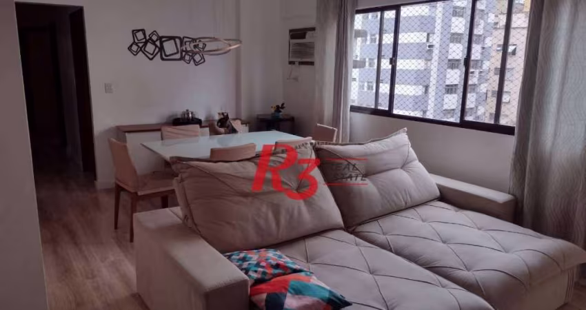 Apartamento à venda, 78 m² por R$ 490.000,00 - Centro - São Vicente/SP