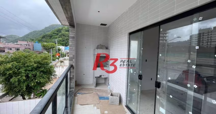Sobreposta Alta com 3 dormitórios, 3 suítes e varanda gourmet  à venda, 127 m² por R$ 898.000 - Vila Belmiro - Santos/SP