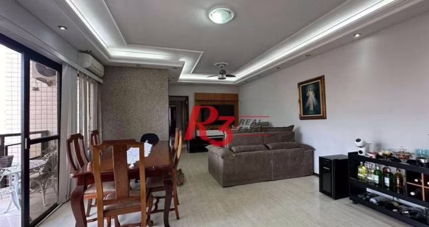 Apartamento à venda, 135 m² por R$ 950.000,00 - Marapé - Santos/SP