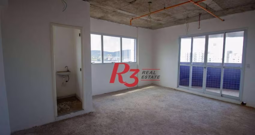 Sala à venda, 30 m² por R$ 286.710,00 - Ponta da Praia - Santos/SP