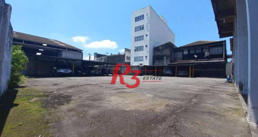 Terreno à venda, 1500 m² por R$ 4.500.000,00 - Centro - Santos/SP
