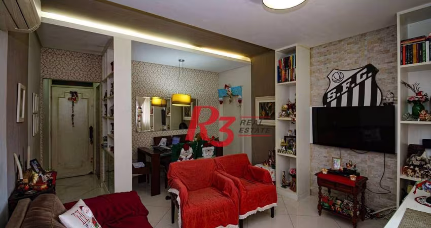 Apartamento com 3 dormitórios à venda, 146 m² por R$ 749.000,00 - Gonzaga - Santos/SP