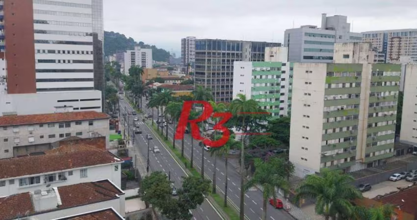 Sala para alugar, 55 m² por R$ 3.500,00/mês - Campo Grande - Santos/SP