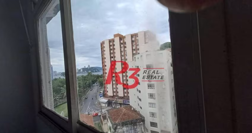 Apartamento amplo de 1 quarto à venda no Centro de São Vicente.