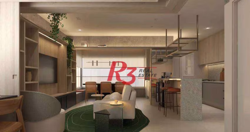 Apartamento à venda, 81 m² por R$ 734.434,76 - Centro - São Vicente/SP