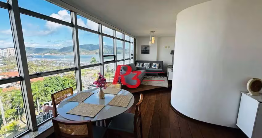 Apartamento com 1 dormitório à venda, 62 m² por r$ 960.000,00 - aparecida - santos/sp