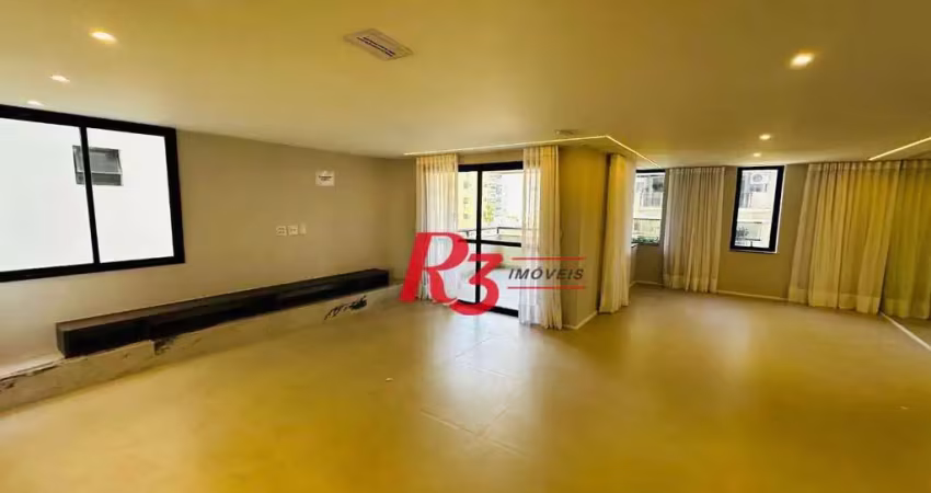 Apartamento com 4 dormitórios à venda, 283 m² por r$ 3.200.000,00 - boqueirão - santos/sp