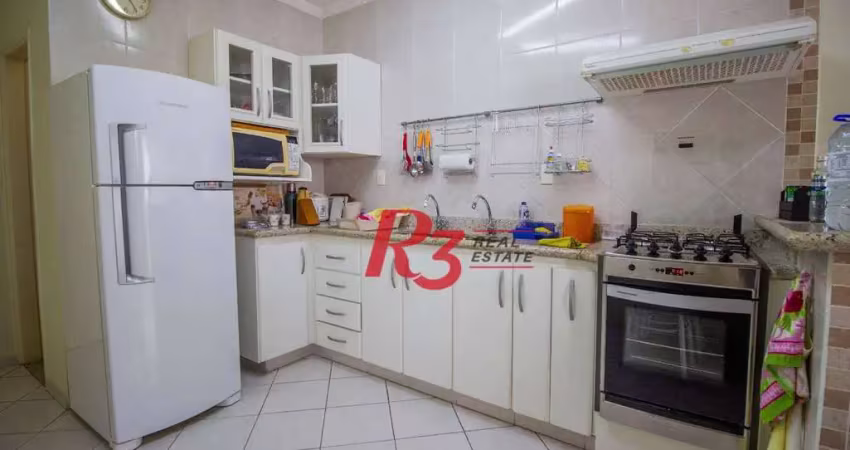 Apartamento com 2 dormitórios à venda, 149 m² por r$ 780.000,00 - pompéia - santos/sp