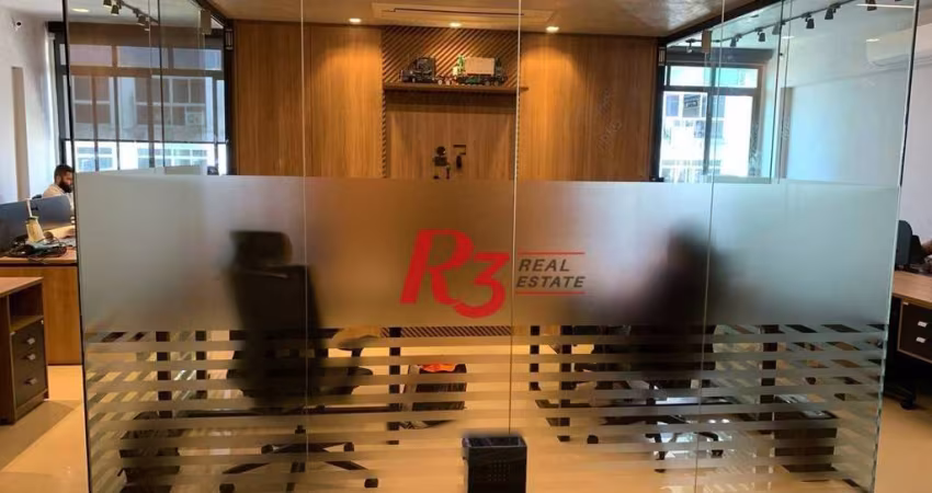 Sala à venda, 116 m² por R$ 990.000,00 - Centro - Santos/SP