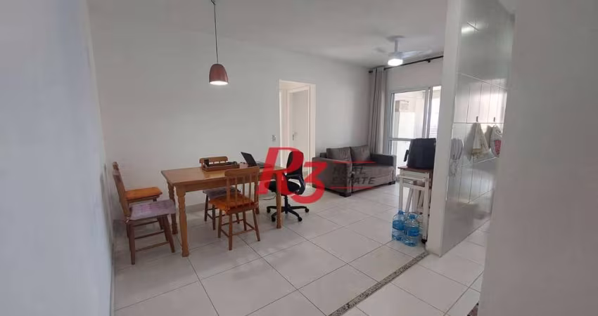 Apartamento com 2 dormitórios à venda, 66 m² por R$ 690.000,00 - José Menino - Santos/SP