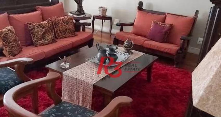 Apartamento com 4 dormitórios à venda, 301 m² por R$ 1.600.000,00 - Boqueirão - Santos/SP