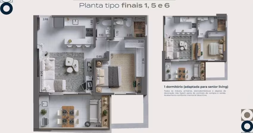Apartamento com 1 dormitório à venda, 55 m² por R$ 660.000,00 - Ponta da Praia - Santos/SP