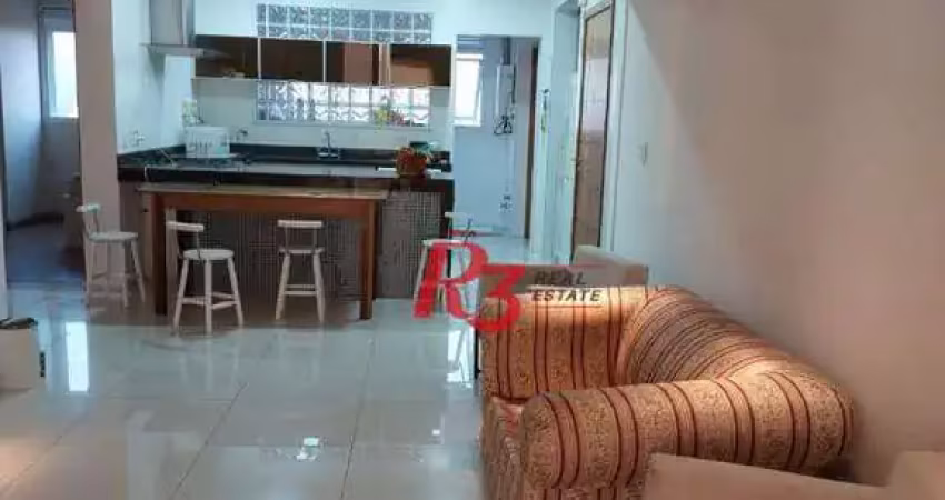 Apartamento, 141 m² - venda por R$ 2.330.000,00 ou aluguel por R$ 16.000,00/mês - Aparecida - Santos/SP