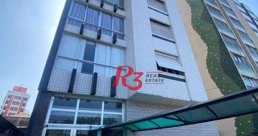 Apartamento com 1 dormitório à venda, 63 m² por R$ 330.000,00 - José Menino - Santos/SP
