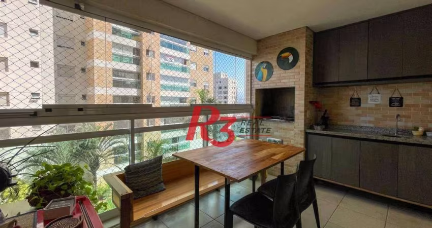 Apartamento com 2 dormitórios à venda, 79 m² por R$ 800.000,00 - Ponta da Praia - Santos/SP