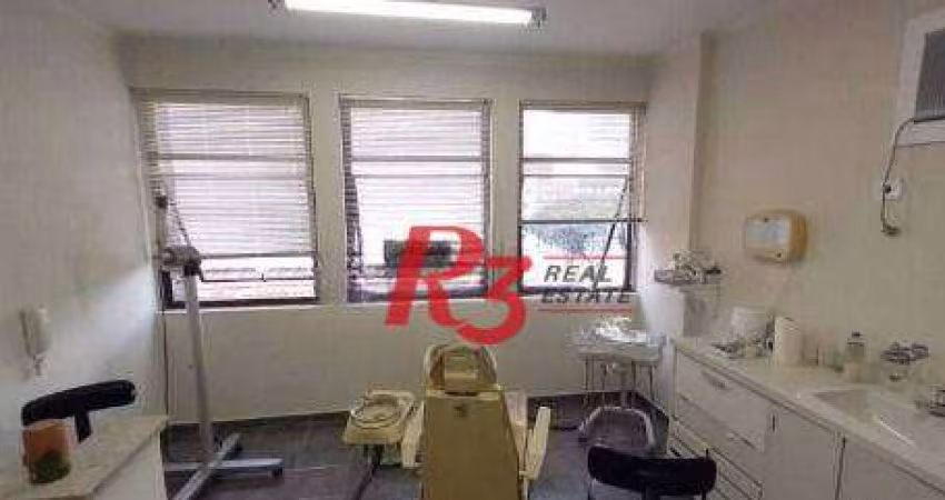 Sala comercial à venda com recepção Vila Mathias Santos