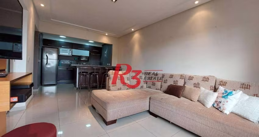 Apartamento à venda, 69 m² por R$ 480.000,00 - Gonzaga - Santos/SP