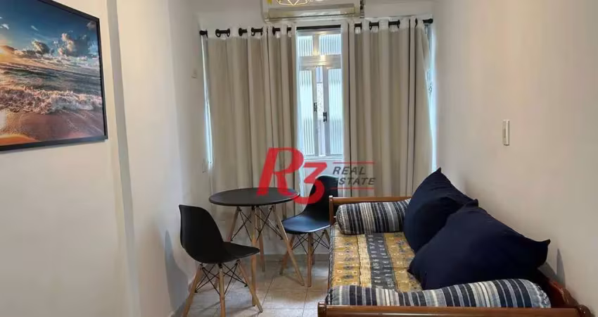 Apartamento com 1 dormitório para alugar, 40 m² por r$ 3.000,02/mês - ponta da praia - santos/sp
