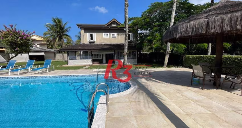 Casa com 5 dormitórios, 455 m² - venda por R$ 4.000.000,00 ou aluguel por R$ 19.500,00/mês - Acapulco - Guarujá/SP