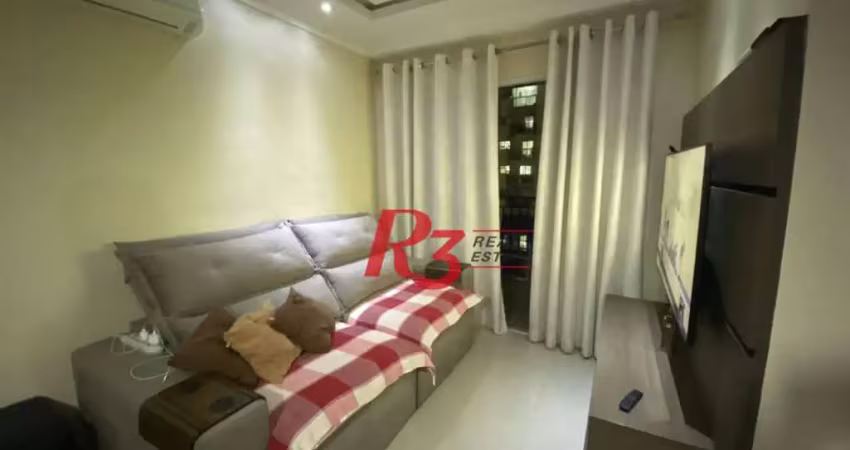 Apartamento à venda, 69 m² por R$ 440.000,00 - Areia Branca - Santos/SP