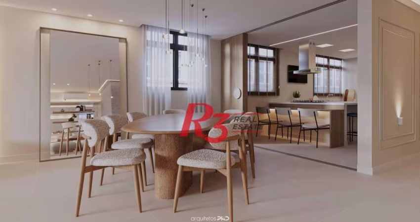Apartamento com 4 dormitórios à venda, 240 m² por R$ 2.760.000,00 - Boqueirão - Santos/SP