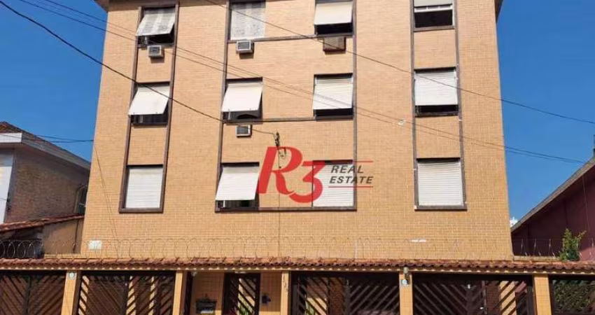 Apartamento com 2 dormitórios à venda, 62 m² por R$ 380.000,00 - Campo Grande - Santos/SP