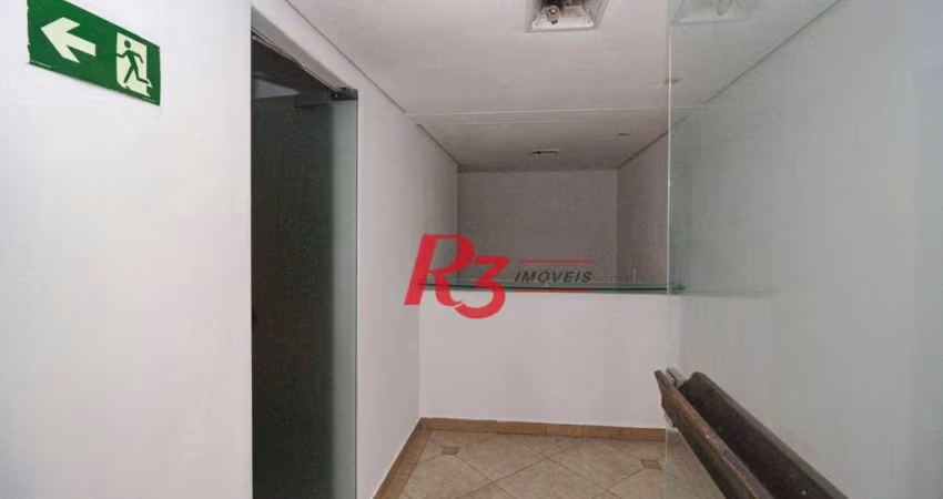 Sala para alugar, 143 m² por R$ 5.500,00/mês - Centro - Santos/SP