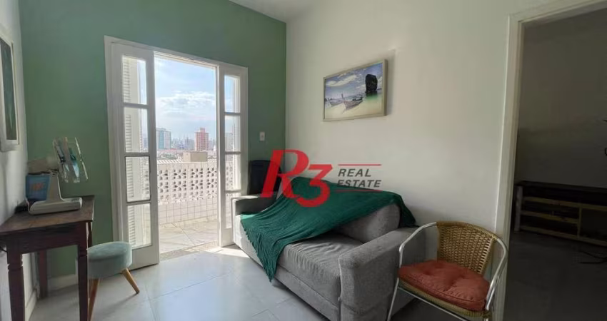 Apartamento à venda, 47 m² por R$ 365.000,00 - Embaré - Santos/SP
