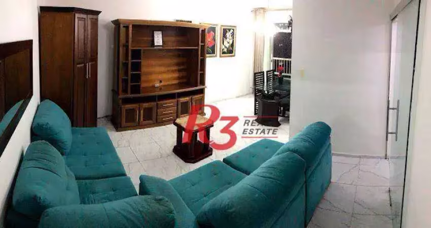 Apartamento com 2 dormitórios à venda, 98 m² por r$ 420.000,00 - centro - são vicente/sp