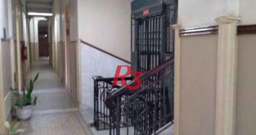 Sala comercial no centro historico de  Santos