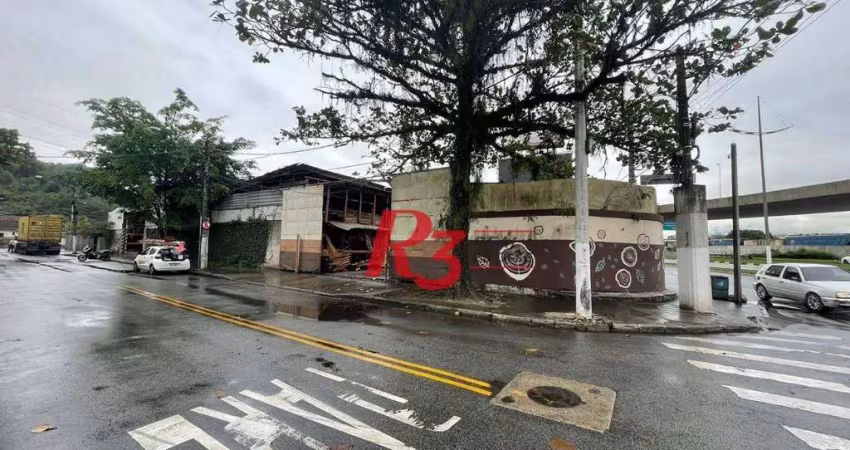 Galpão comercial pra  alugar de 1497,11m² bairro chico de paula em santos