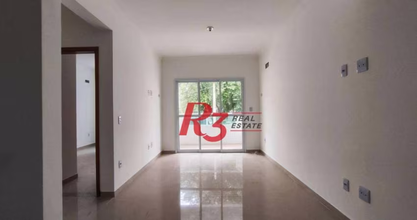 SOBREPOSTA ALTA DE FRENTE SACADA com 3 SUÍTES, VARANDA GOURMET COBERTA E DESCOBERTA, 2 VAGAS à venda, 148 m² por R$ 950.000  Ponta da Praia Santos SP