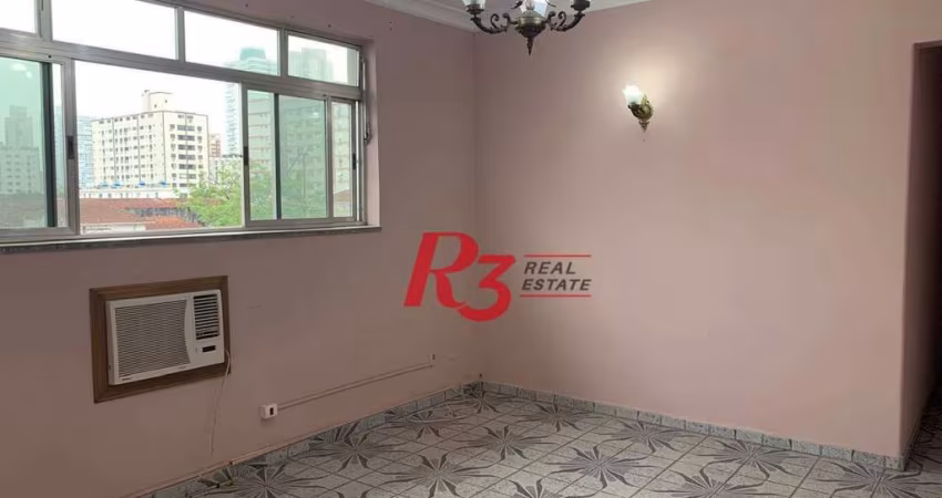 Apartamento à venda, 90 m² por R$ 400.000,00 - Campo Grande - Santos/SP