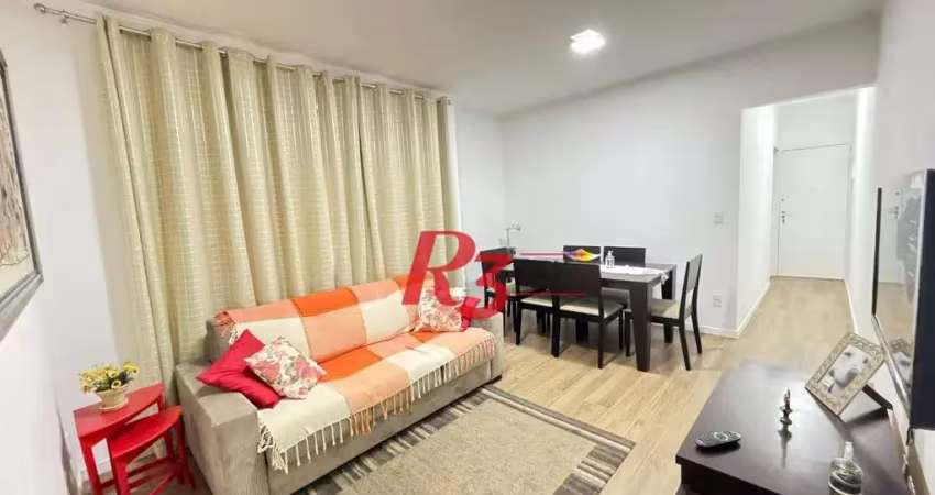 Apartamento com 1 dormitório à venda, 55 m² por r$ 390.000,00 - boa vista - são vicente/sp