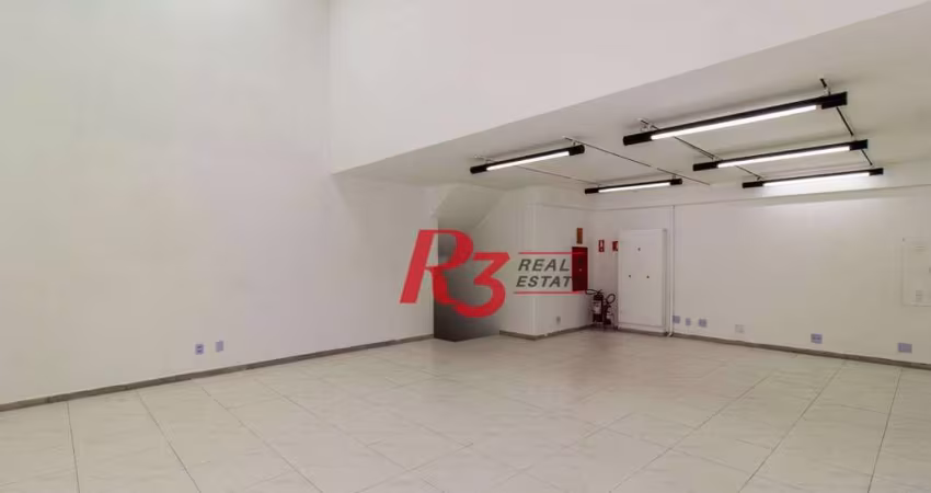 Loja para alugar, 60 m² por R$ 6.000,00/mês - Centro - Santos/SP