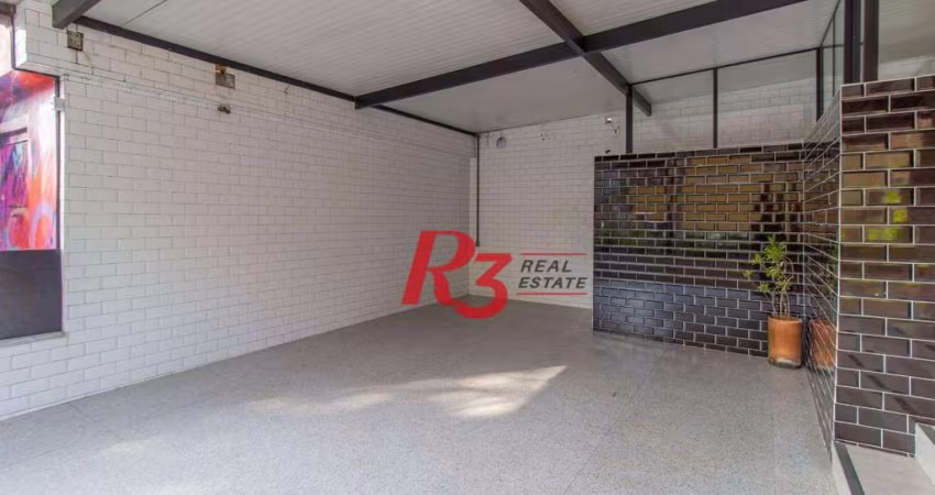 Casa para alugar, 323 m² por R$ 21.000,00/mês - Boqueirão - Santos/SP