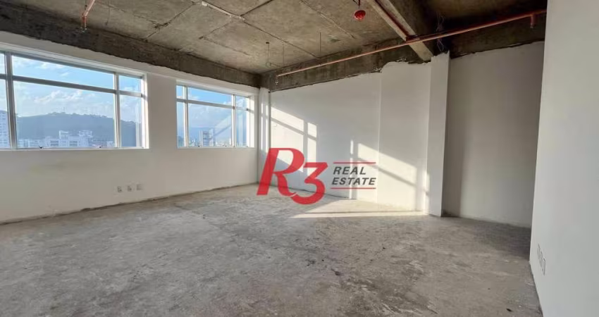 Sala para alugar, 41 m² por R$ 3.000,00/mês - Vila Matias - Santos/SP