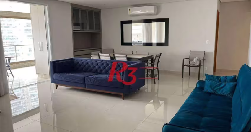 Apartamento à venda, 210 m² por R$ 4.050.000,00 - Embaré - Santos/SP